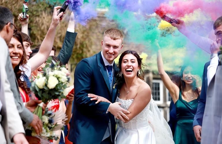 Jordan and Daniela at their wedding